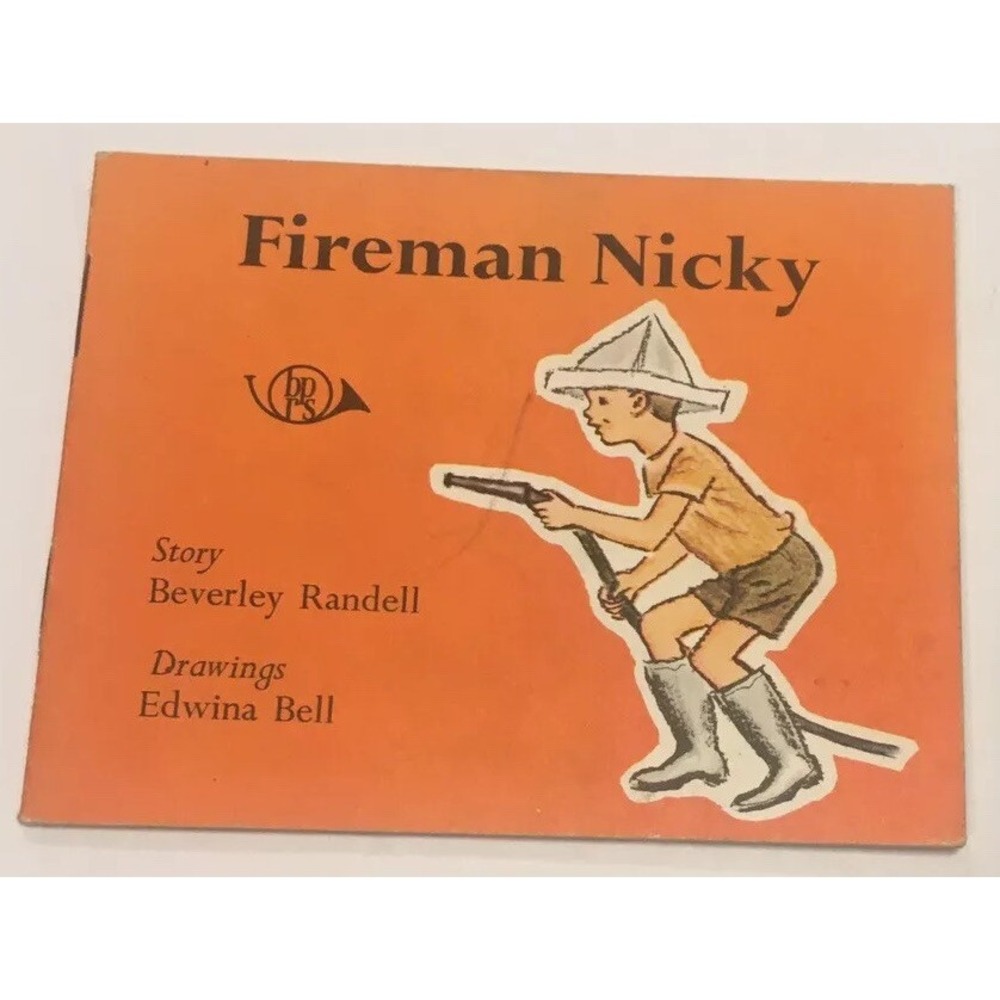 Fireman Nicky By Beverley Randell Bowmar Primary Reading Series 1969 Booklet